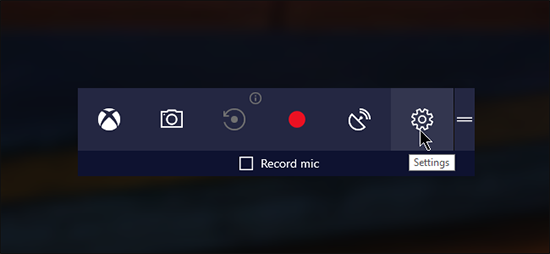 Sau khi mở, bạn sẽ thấy biểu tượng Game Mode bên cạnh nút Setting ở cuối hàng