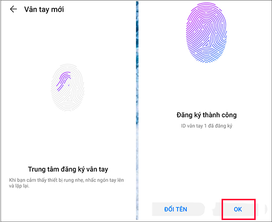 quét dấu vân tay