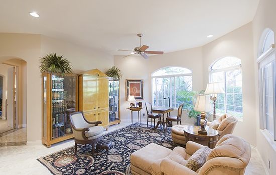 Quạt trần để ở độ cao th&iacute;ch hợp