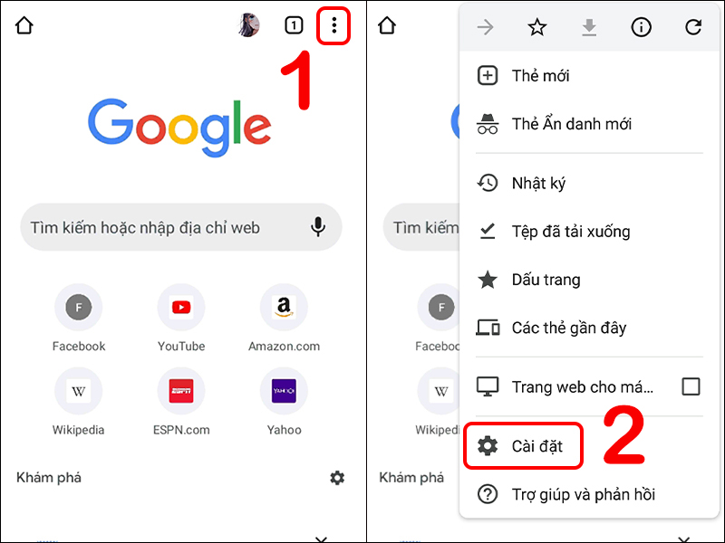 C&agrave;i đặt Google Chrome tr&ecirc;n điện thoại Android