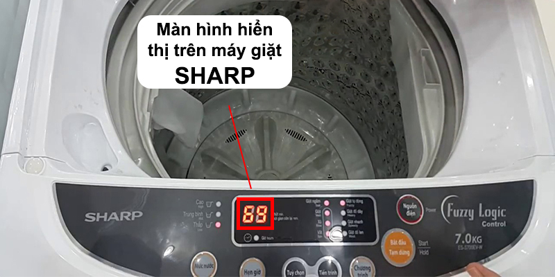 Mã lỗi trên máy giặt SHARP và cách khắc phục đơn giản, nhanh chóng