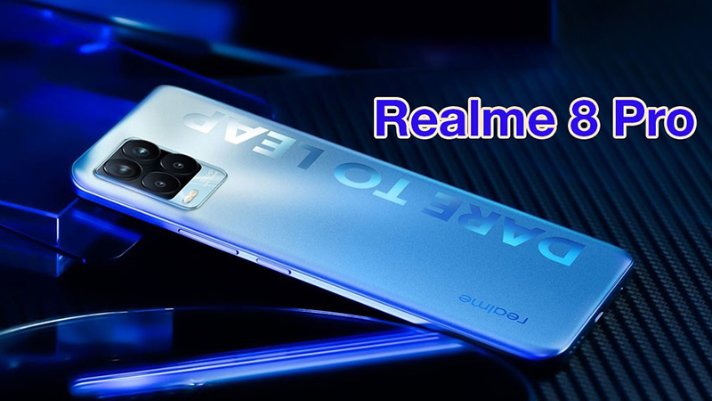 Realme 8 Pro chỉ có trọng lượng 176 gram cùng thiết kế trẻ trung, màu sắc tươi tắn