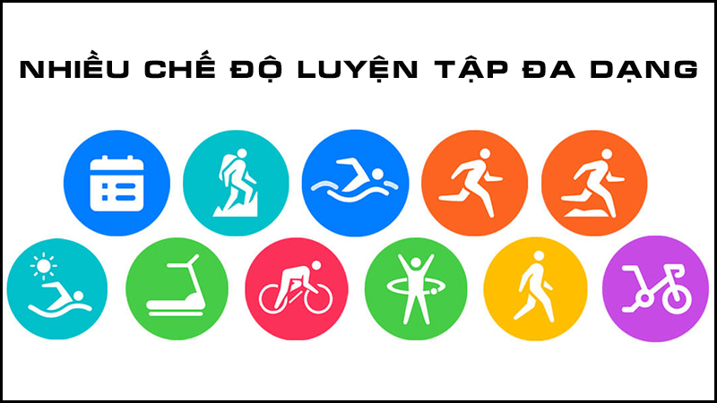 Đồng hồ Honor hỗ trợ nhiều chế độ luyện tập đa dạng