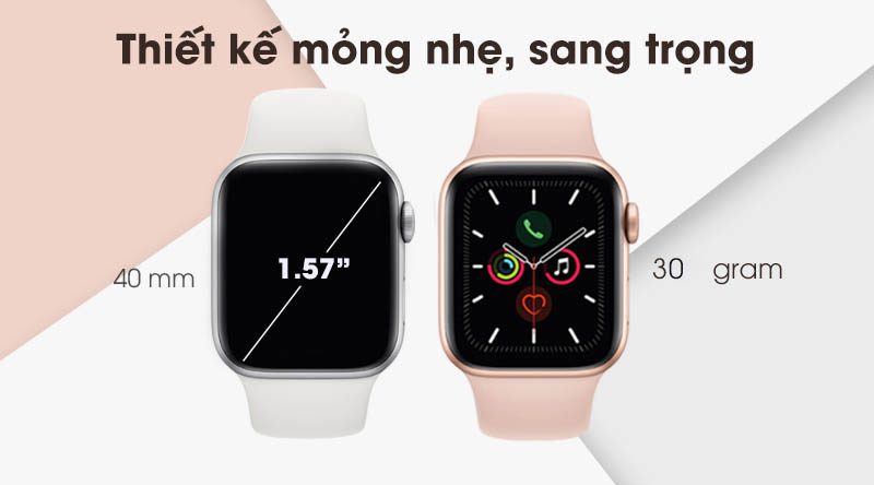 Apple Watch S5 LTE 40mm | thiết kế