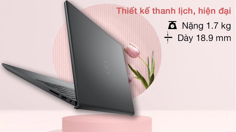 Laptop Dell Inspiron 15 có cấu hình ổn đáp ứng các tác vụ cơ bản