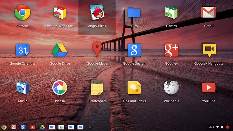 Giao diện Chrome OS