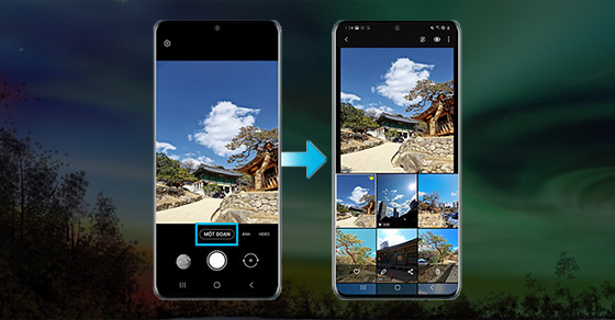 Tính năng Chụp một chạm (Single Take) trên điện thoại Samsung