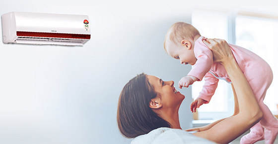 Trẻ nhỏ, trẻ sơ sinh có nên sử dụng máy lạnh? Nên sử dụng như thế nào?