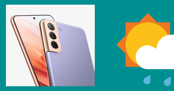 Cách thêm và cài đặt tiện ích thời tiết trên điện thoại Samsung