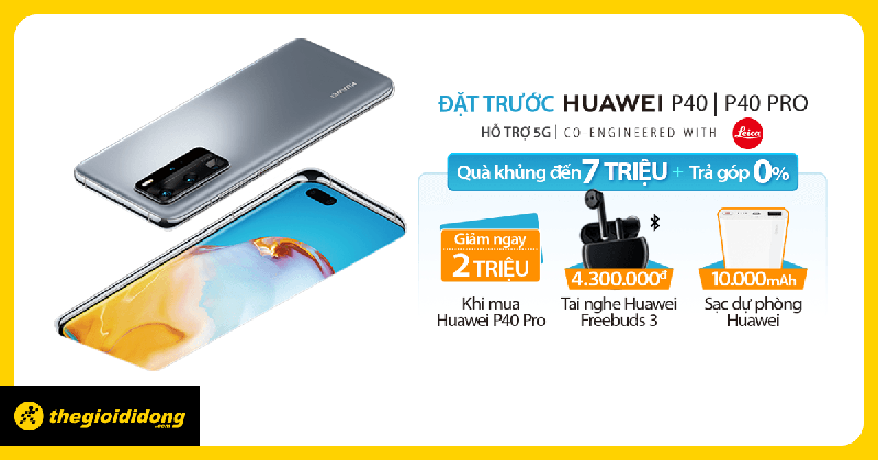 đặt trước Huawei P40
