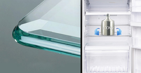 Khay kính chịu lực trên tủ lạnh là gì? Có lợi ích gì?