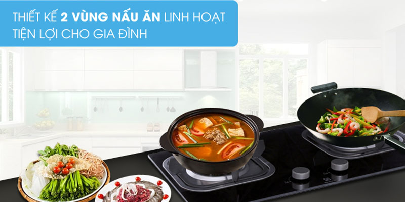 thiết kế 2 lò giúp nấu ăn thuận tiện