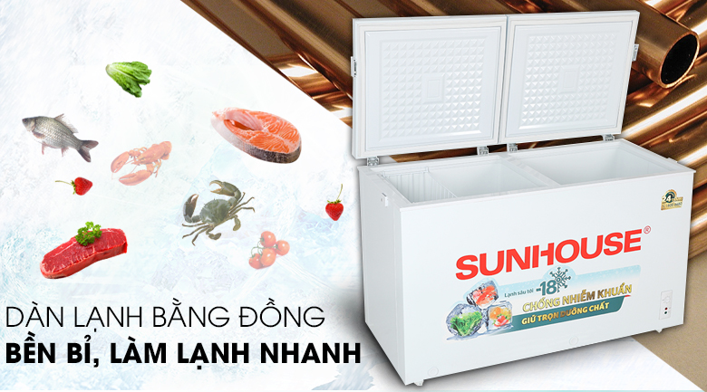 Dàn lạnh đồng có thể làm lạnh sâu hơn