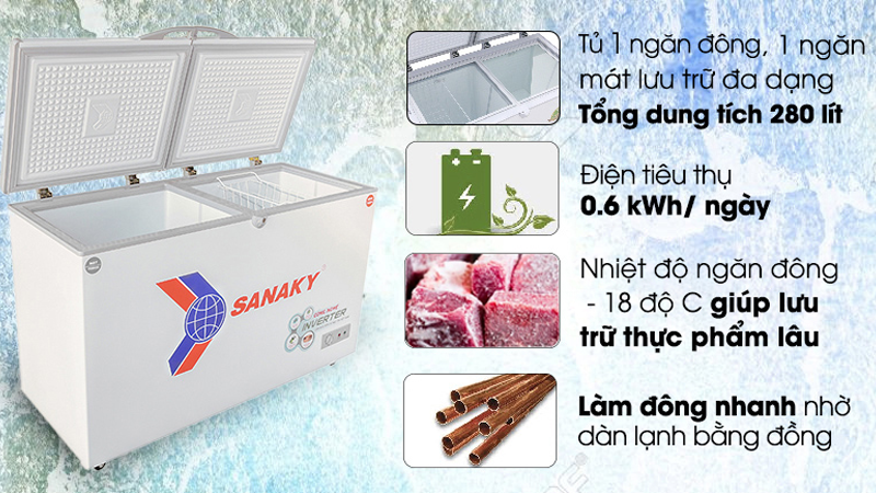 Tủ đông Sanaky của nước nào? Sử dụng có tốt không? Có nên mua không?