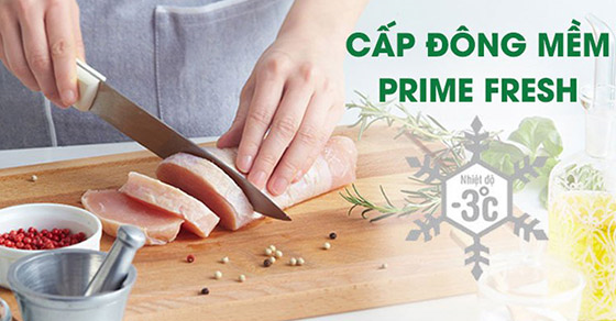 Công nghệ cấp đông mềm Prime Fresh+ trên tủ lạnh Panasonic là gì?
