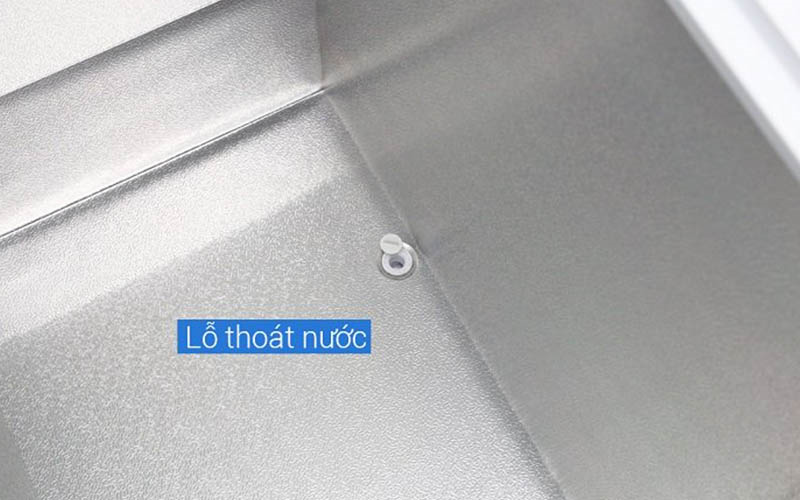 Lưu ý các mép cao su của lỗ thoát nước