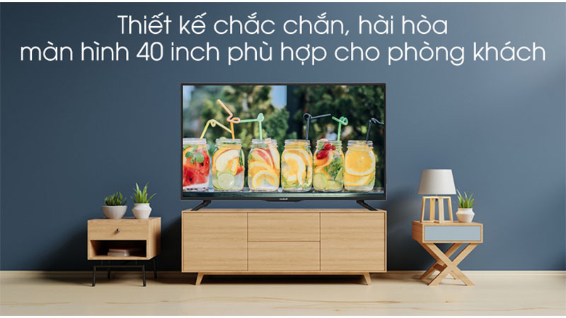 Thiết kế của tivi Mobell hài hòa, tinh tế