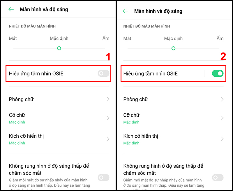 K&iacute;ch hoạt hiệu ứng
