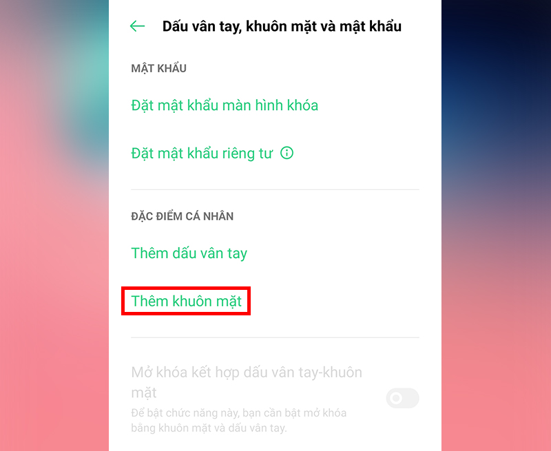 Mục Th&ecirc;m khu&ocirc;n mặt