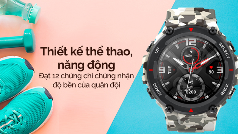 Đồng hồ thông minh Huami Amazfit T-Rex Camo