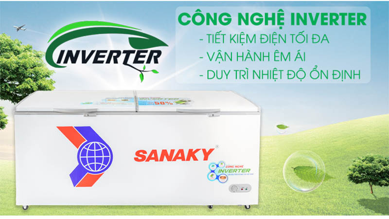 Tủ đông trang bị công nghệ Inverter