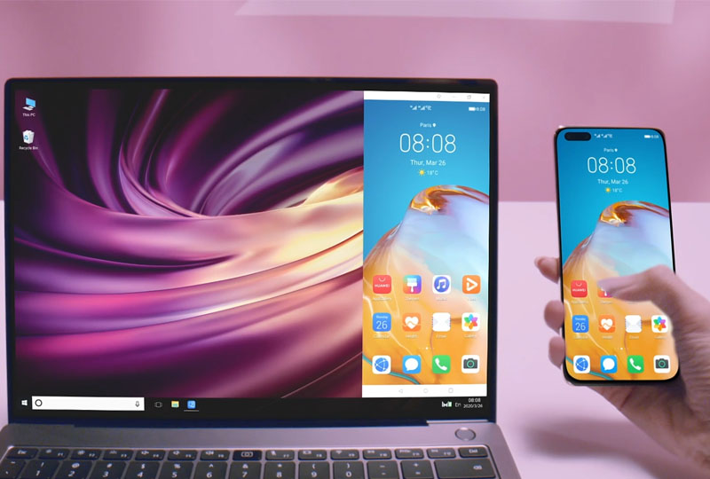 Kết nối giữa m&aacute;y t&iacute;nh v&agrave; điện thoại