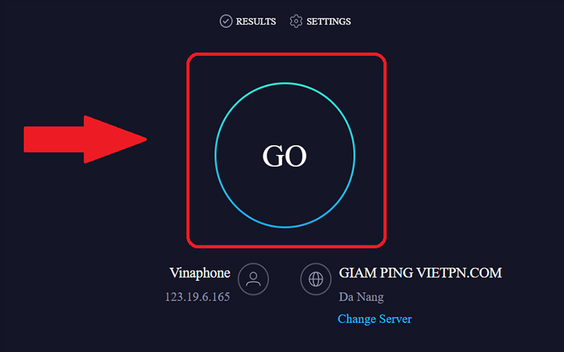 Kiểm tra tốc độ mạng qua web Speedtest.net