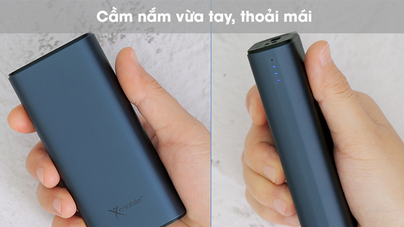 Sạc dự ph&ograve;ng 10.000 mAh Type C PD QC3.0 Xmobile PowerSlim PJ JP213