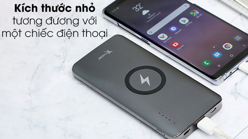 Sạc dự ph&ograve;ng Xmobile được sản xuất tại Trung Quốc