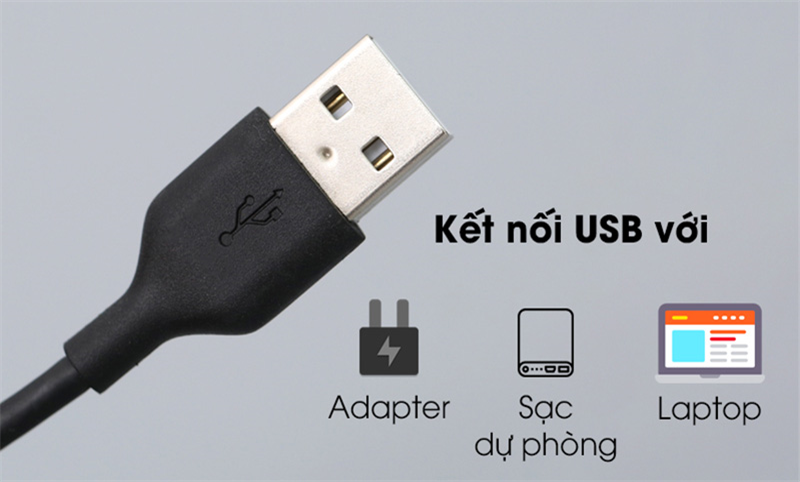 Cáp sạc tương thích với nhiều thiết bị