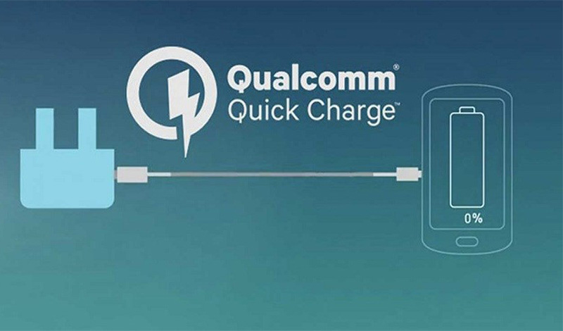 Trang bị công nghệ sạc nhanh Qualcomm Quick Charge