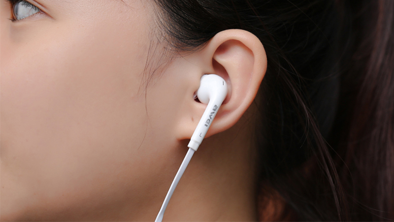 Tai nghe Awei có thiết kế trẻ trung, hiện đại