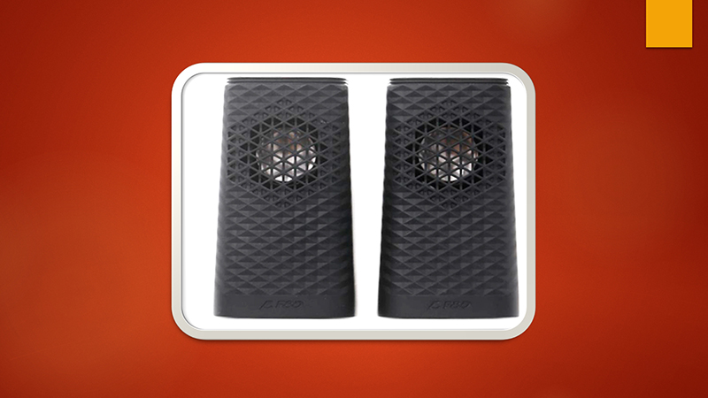 Loa vi t&iacute;nh Fenda V320 được thiết kế với m&agrave;u đen chủ đạo