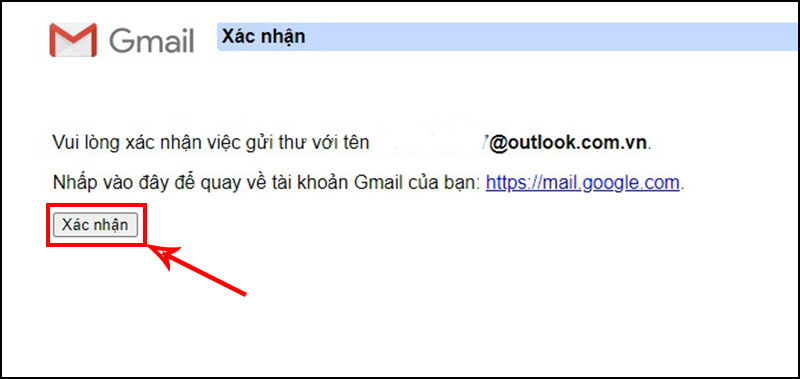 Chọn Xác nhận