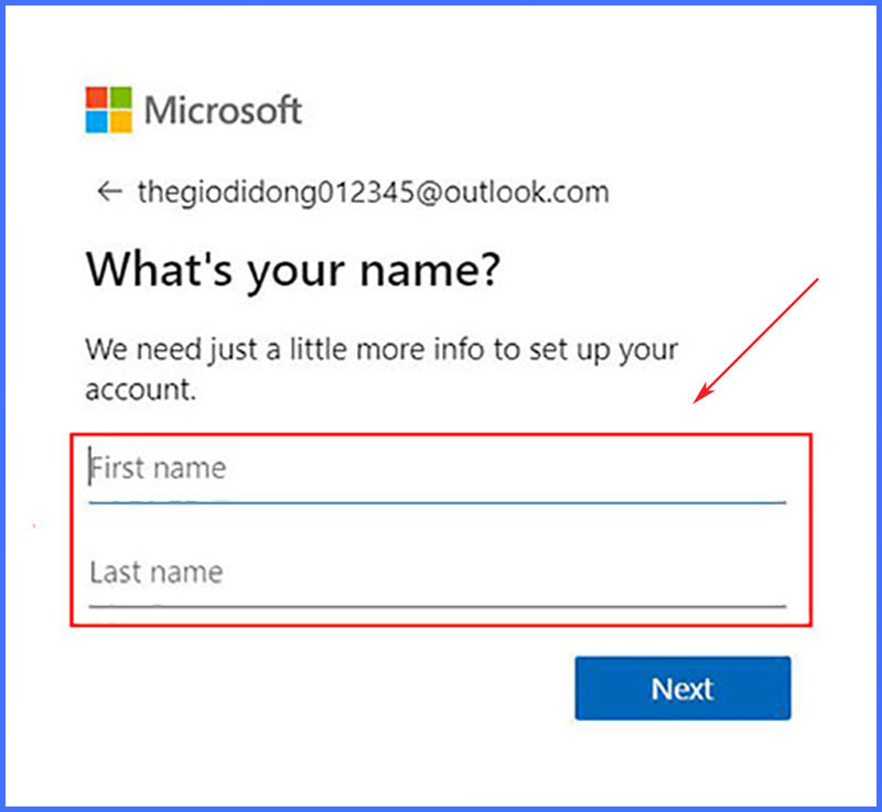 Cách đăng ký, tạo tài khoản mail Outlook trên máy tính, điện thoại(4)