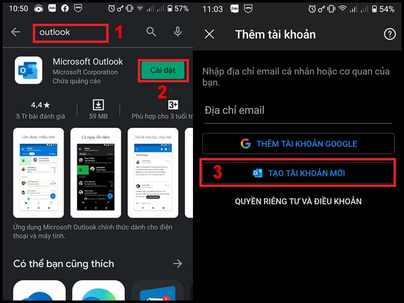 Cách đăng ký, tạo tài khoản mail Outlook trên máy tính, điện thoại(7)