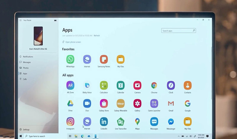 T&iacute;nh năng li&ecirc;n kết với Windows 10