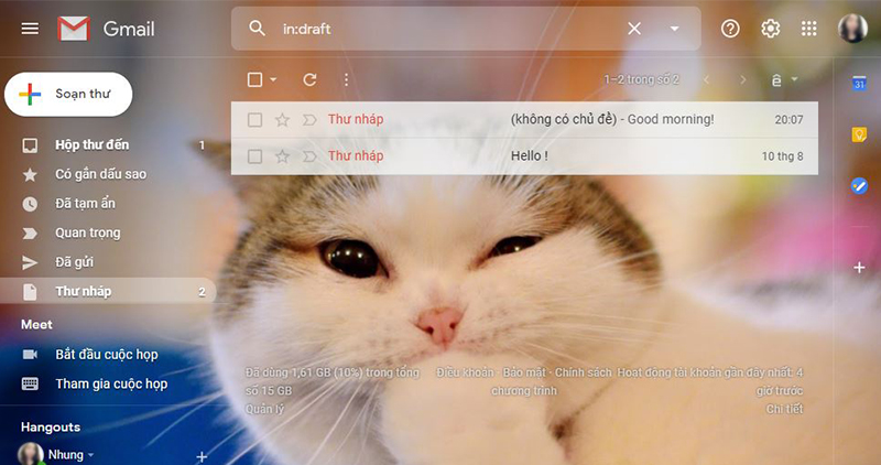 Cách thay đổi hình nền cho Gmail trên máy tính theo ý thích đơn giản   Thegioididongcom