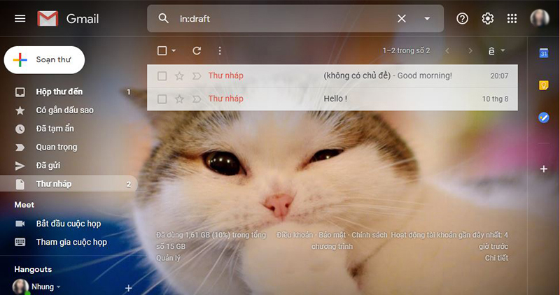 Cách thay đổi hình nền cho Gmail trên máy tính theo ý thích đơn giản   Thegioididongcom