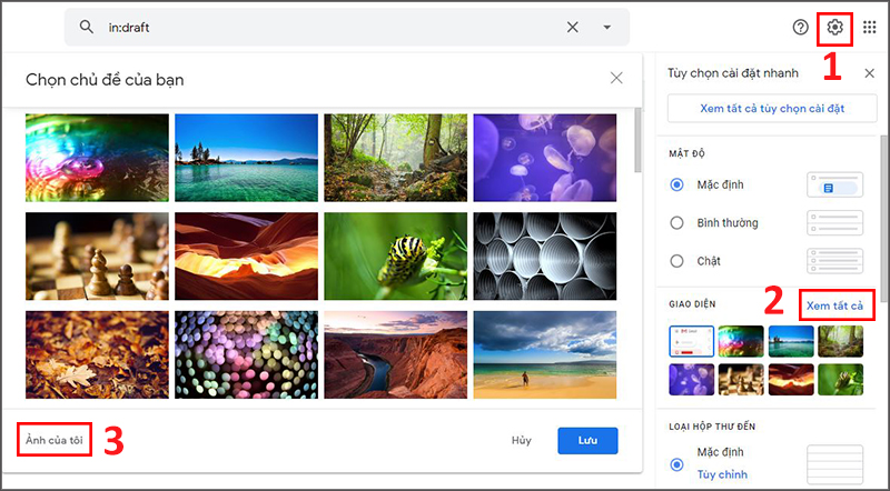 Làm thế nào để cài hình nền cho Gmail  Fptshopcomvn