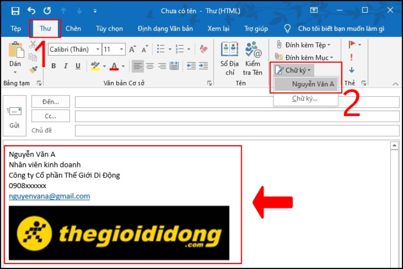 Chữ ký trong mail Outlook giúp bạn thể hiện thông tin liên lạc của mình một cách chuyên nghiệp. Và muốn thêm một chữ ký vào mail Outlook cũng không quá phức tạp. Hãy để chúng tôi hướng dẫn bạn thực hiện điều đó một cách đơn giản và nhanh chóng!