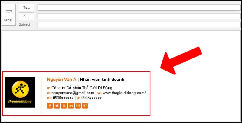 Cách Tạo, Thêm Chữ Ký Trong Mail Outlook Trên Máy Tính Chuyên Nghiệp -  Thegioididong.Com
