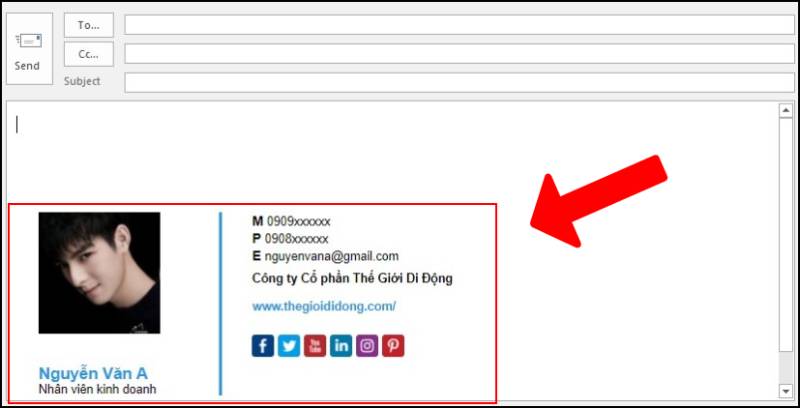 Cách Tạo, Thêm Chữ Ký Trong Mail Outlook Trên Máy Tính Chuyên Nghiệp -  Thegioididong.Com