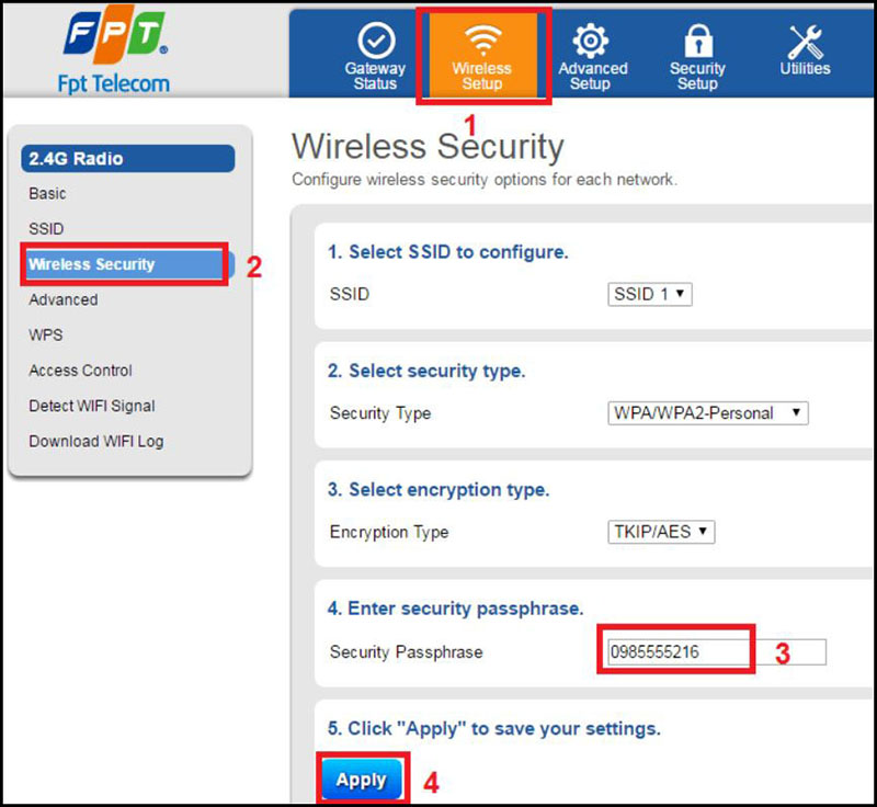 Cách đổi mật khẩu Wi-Fi FPT, TP-Link, Viettel, VNPT. Tenda tại nhà