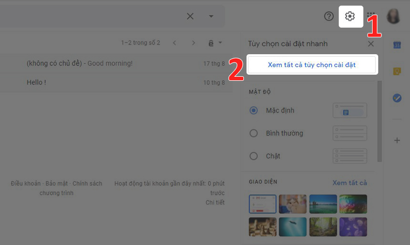 Hướng dẫn cấp quyền POP, IMAP cho Gmail (1)