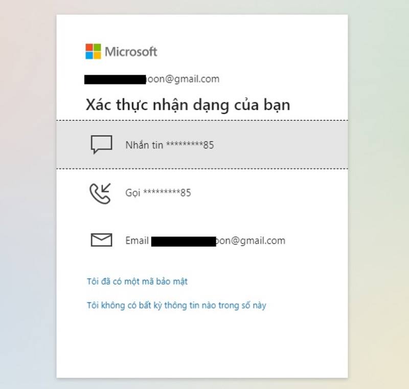 Xác thực nhận dạng