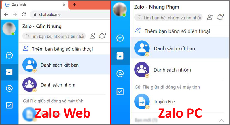 Đăng nhập nhiều tài khoản Zalo bằng Zalo Web và ứng dụng Zalo