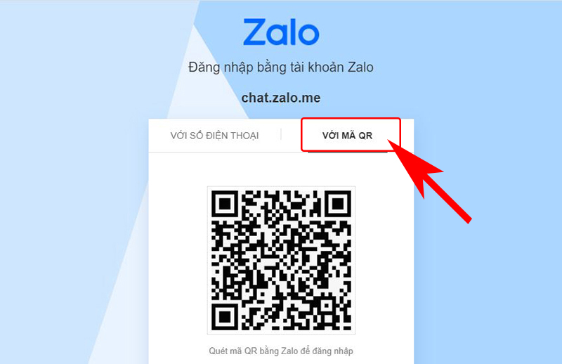 Truy cập zalo bản web trên trình duyệt