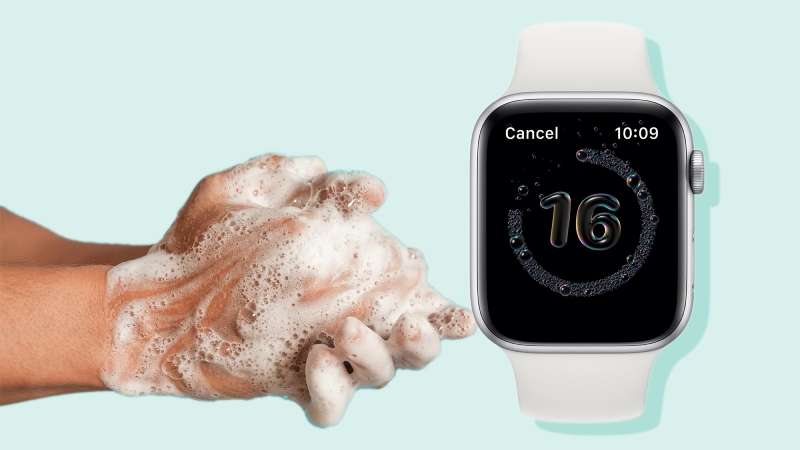Ph&aacute;t hiện rửa tay tự động tr&ecirc;n watchOS 7