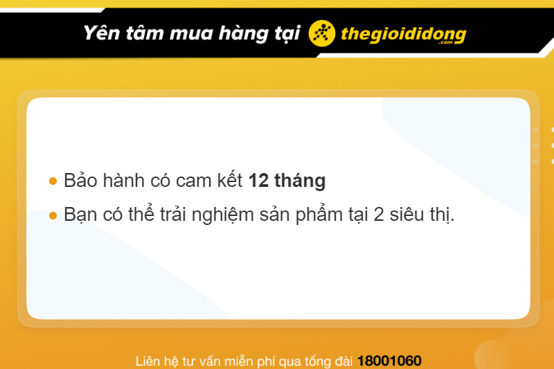 Chính sách bảo hành hấp dẫn